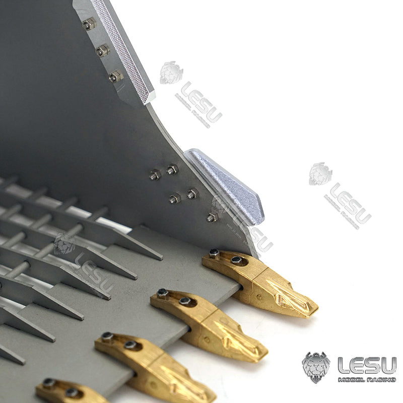 LESU 1/14 simulation hydraulic excavator PC360, wheel excavator, small short tail modified quick-release grille bucket accessories