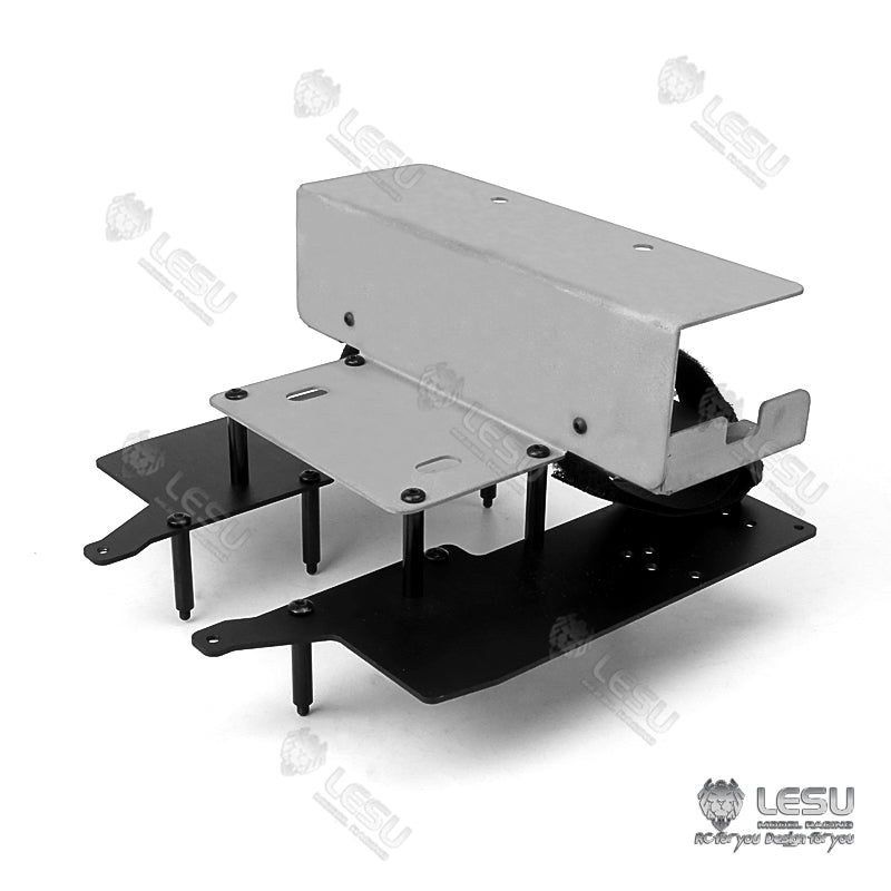 LESU 1/14 truck model toy truck second floor platform set Tamiya tractor FH16 DIY modification