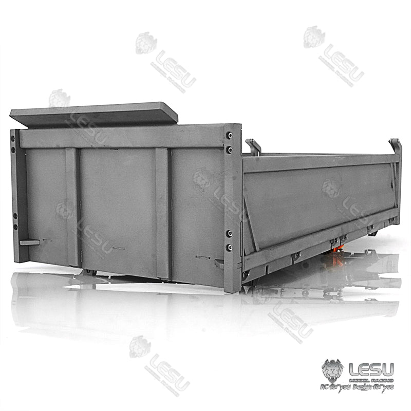 LESU1/14 Tamiya benz 3348 truck full drive 6X6 high torque hydraulic three-way dump truck dedicated dump bucket