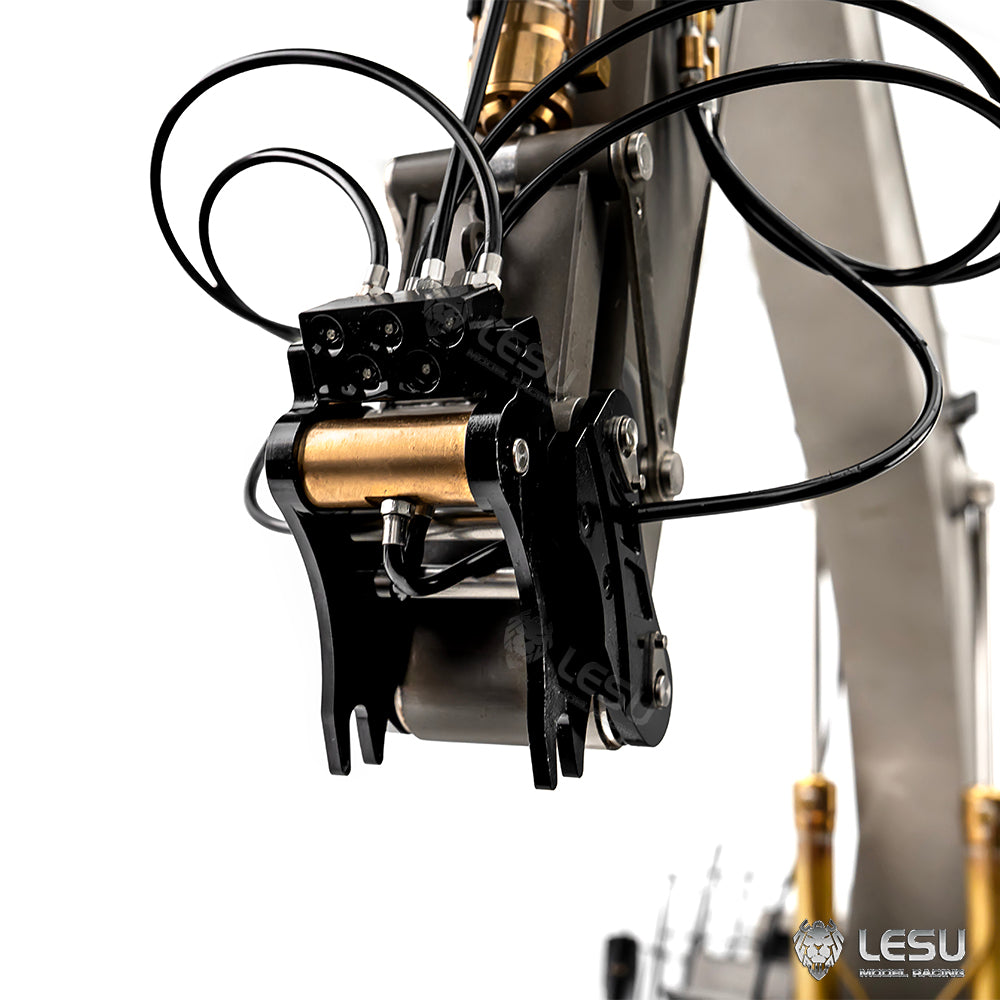 LESU 1/14 CAT 374F excavator exclusive quick oil nozzle connector 5-way oil nozzle quick change coupler