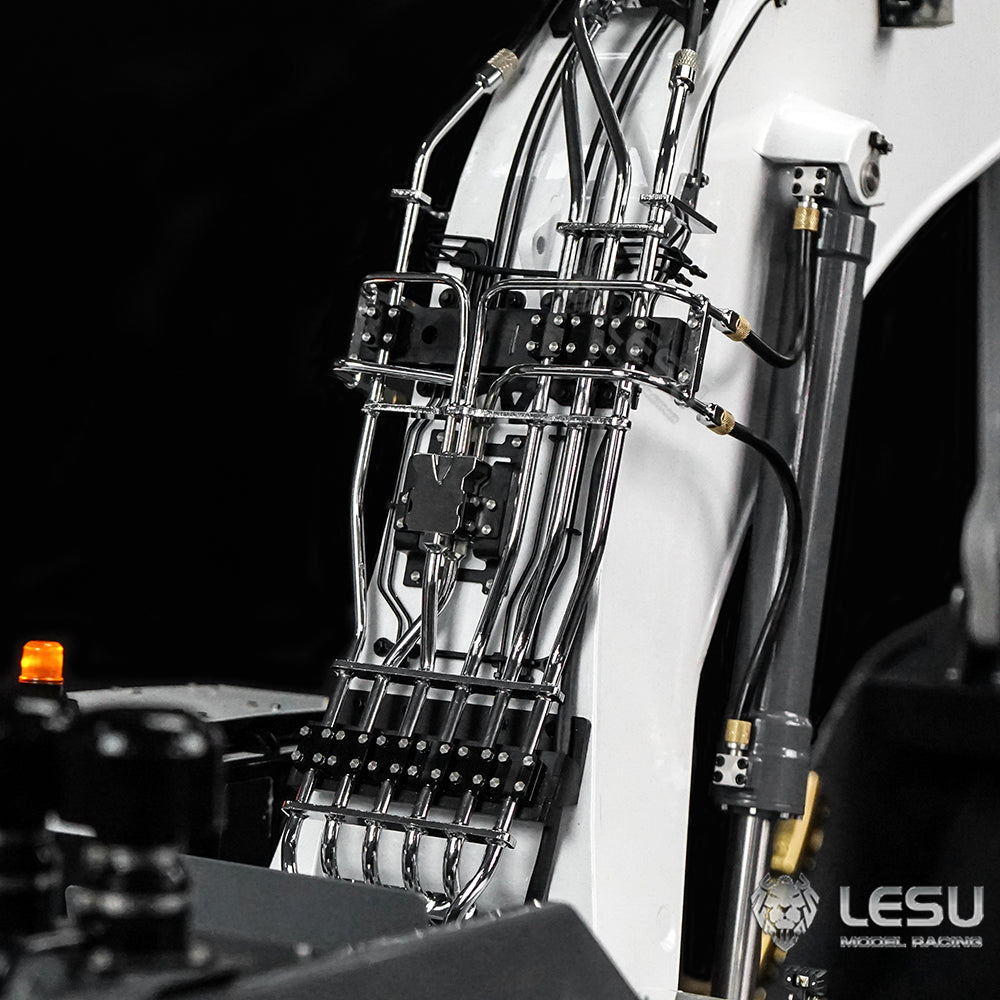 LESU 1/14 Hydraulic Remote Control Toy Heavy Duty Backhoe Excavator 4-Way Valve AOUE 9150