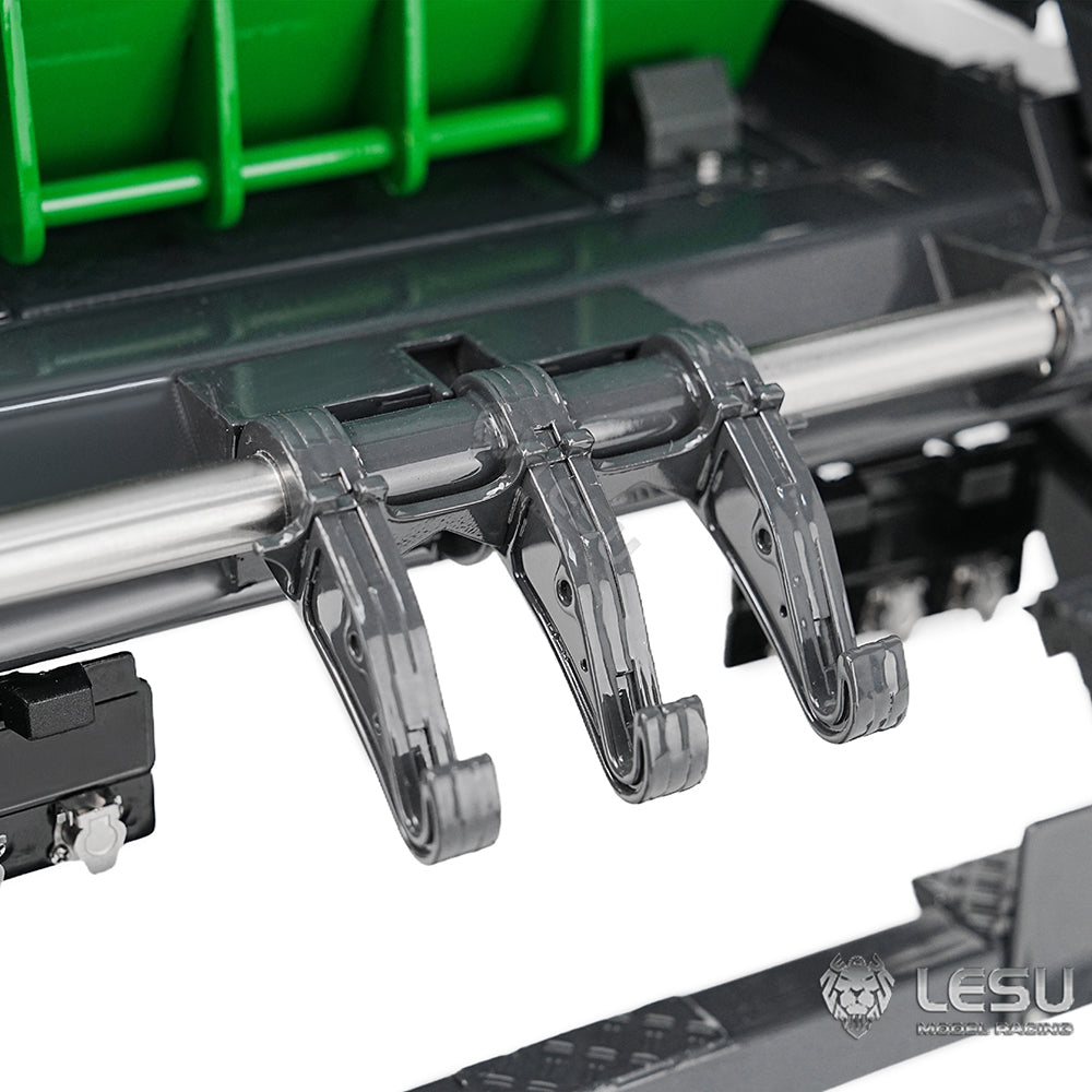 LESU 1/14 Truck 4*4 Hydraulic 4 Valve Rocker Tipper Loader High-end Neat Integrated Welded Copper Pipe