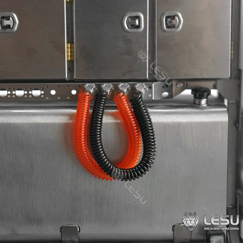 1/14 simulation truck gas pipe line rack equipment rack decoration modification accessories fixed Tamiya model LESU