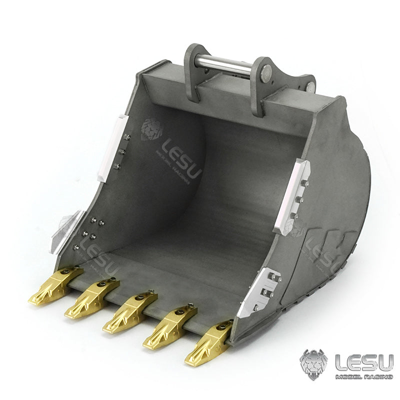 LESU 1/14 simulation hydraulic excavator PC360, 490, ET30H, ET26L, R945, SK500, LR960 excavator modified original bucket