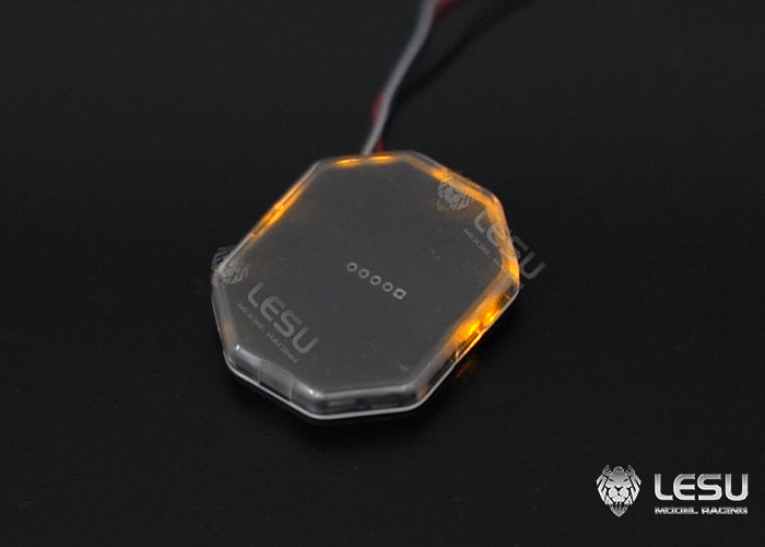 LED red blue yellow variable mode fire truck engineering warning dome light parts LESU 1/14 truck toy Tamiya tractor truck