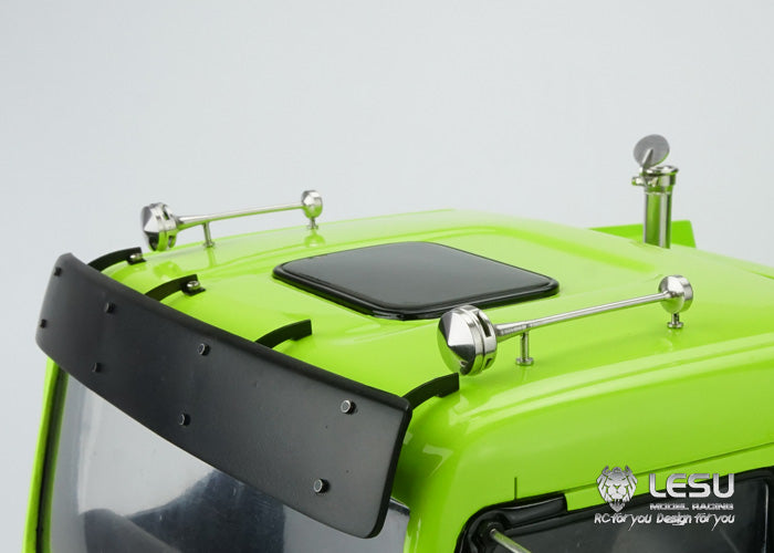 LESU 1/14 Tamiya Truck with new central differential differential lock bridge 8X8U bucket hydraulic dump truck model