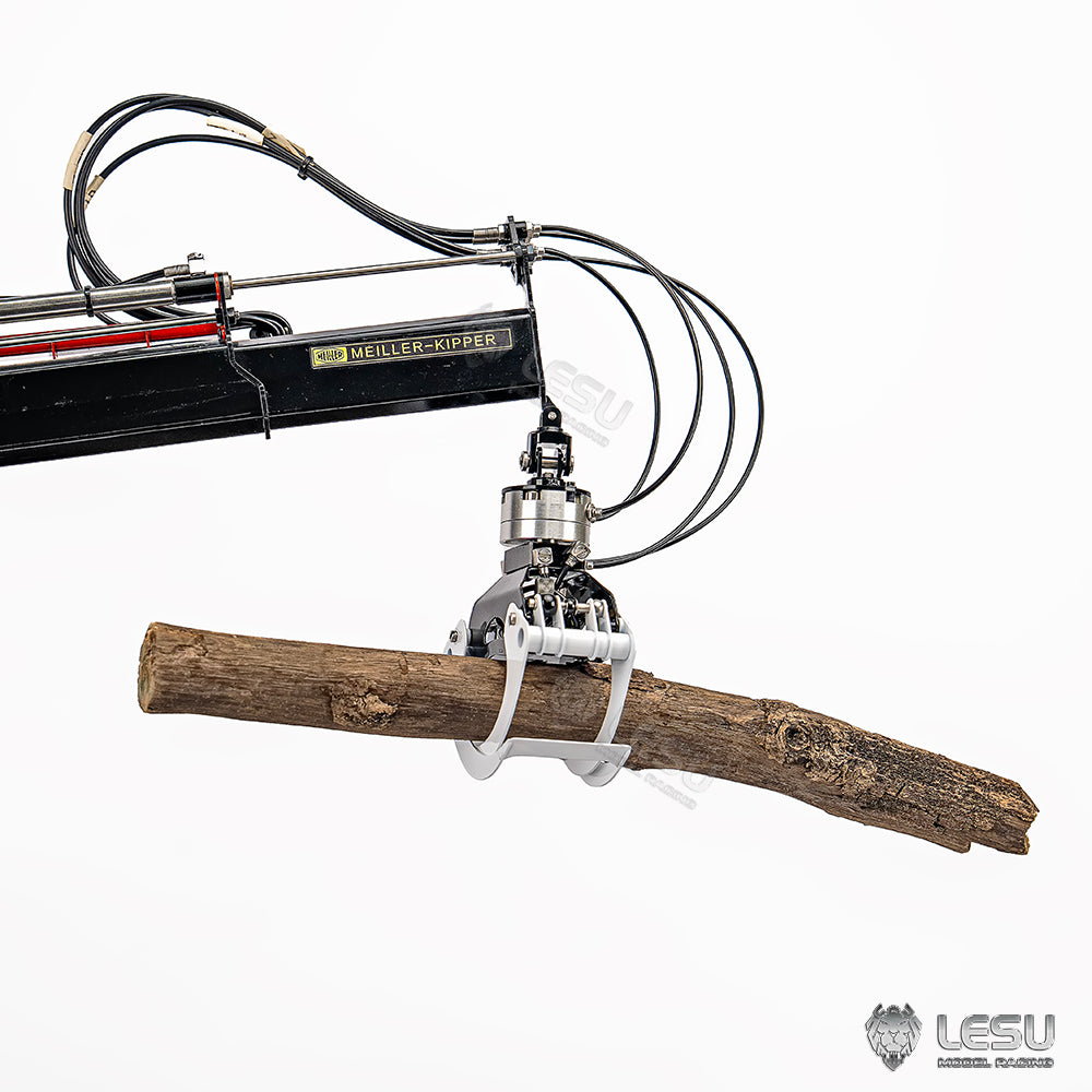 1/14 Truck Remote Control Model Hydraulic Wood Crane Truck Crane Excavator DIY LS-A0056 Wood Clamp