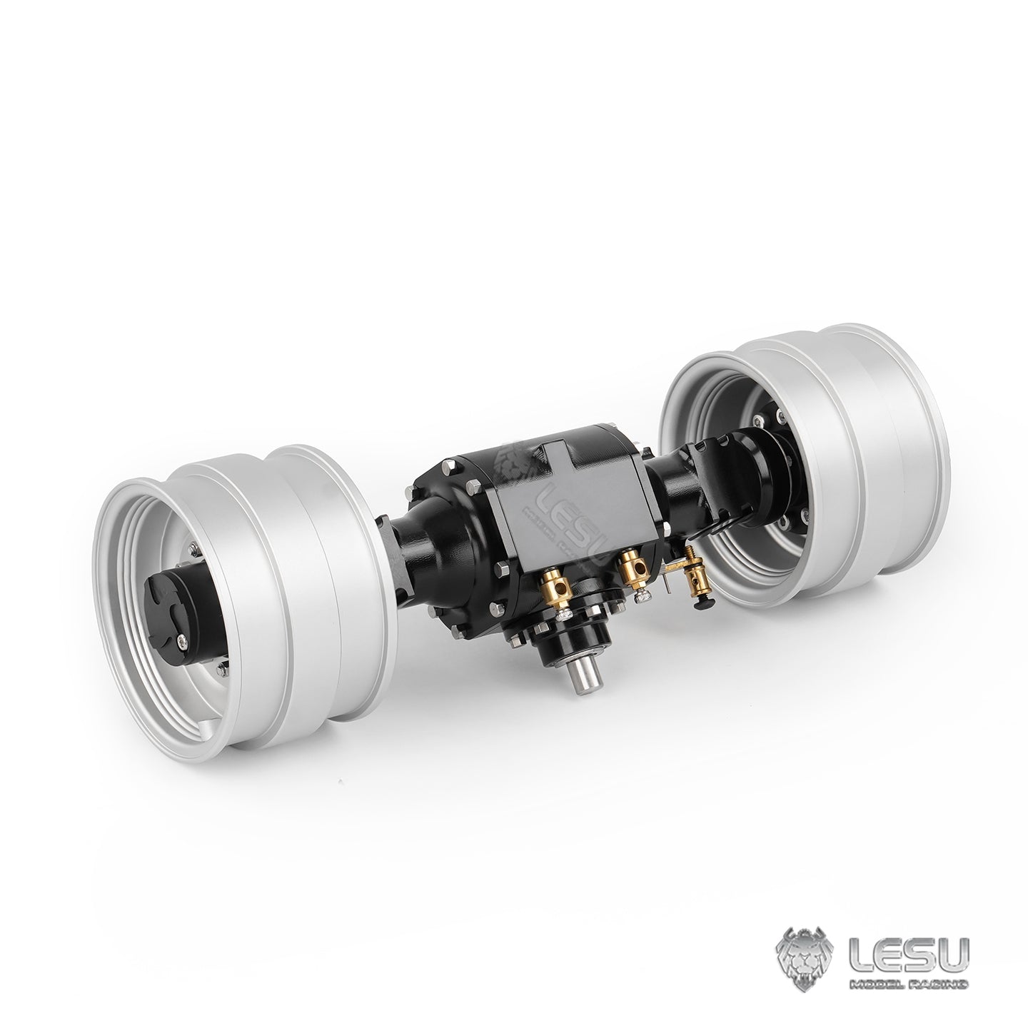 LESU 1/14 WA100M-8 loader with differential lock gear ratio 1:3 front axle and rear axle RD-2039 RC axle parts