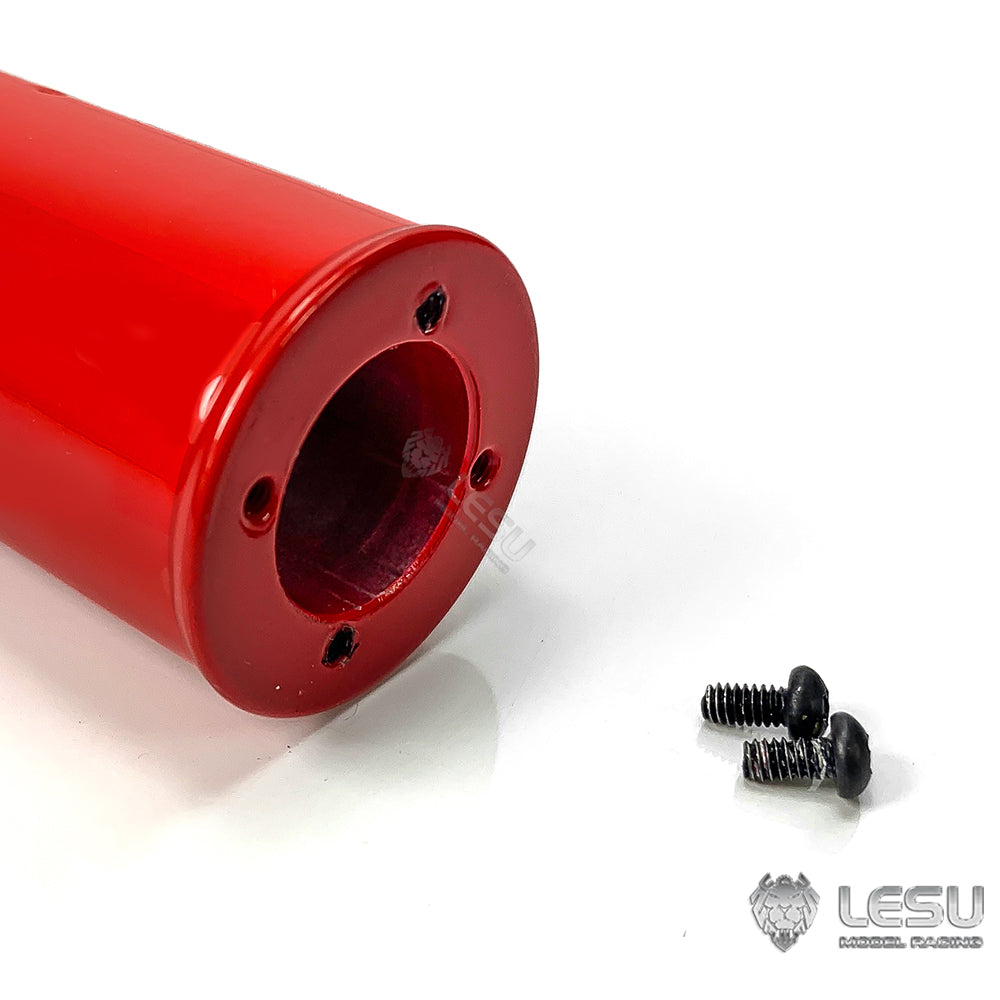 LESU 1/14 Hydraulic Remote Control Toy Heavy Backhoe Bucket Excavator Decorative Fire Extinguisher Nitrogen Bottle Metal DIY Modified Accessories