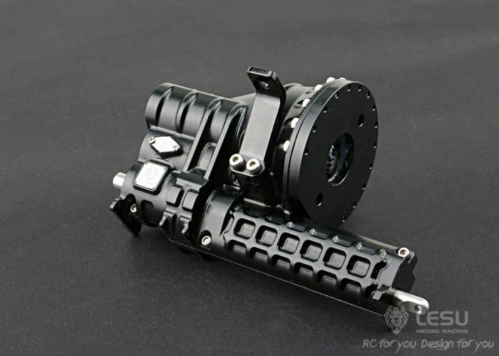LESU 1/14 Tamiya tractor truck three-speed gearbox F-5015 high torque gearbox original installation model