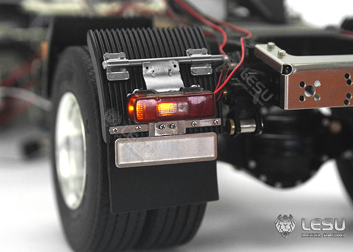 1/14 Truck Model Toy Tail Light S-1266 Tractor Wooden Car Flatbed Truck DIY Modified LESU