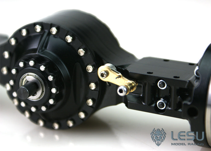 LESU 1/16 loader engineering vehicle RD-2001 lock differential axles wheel side planetary reduction axles modification model