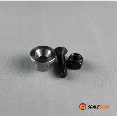 scaleclub Tamiya 1:14 tractor truck heavy tractor metal cross grinding disc base
