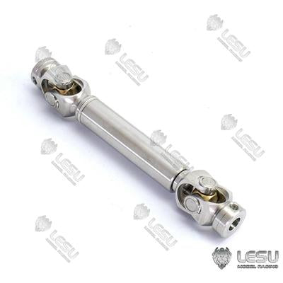 LESU 1/14 truck Tamiya tractor spline drive shaft stainless steel welding CVD universal joint coupling climbing car