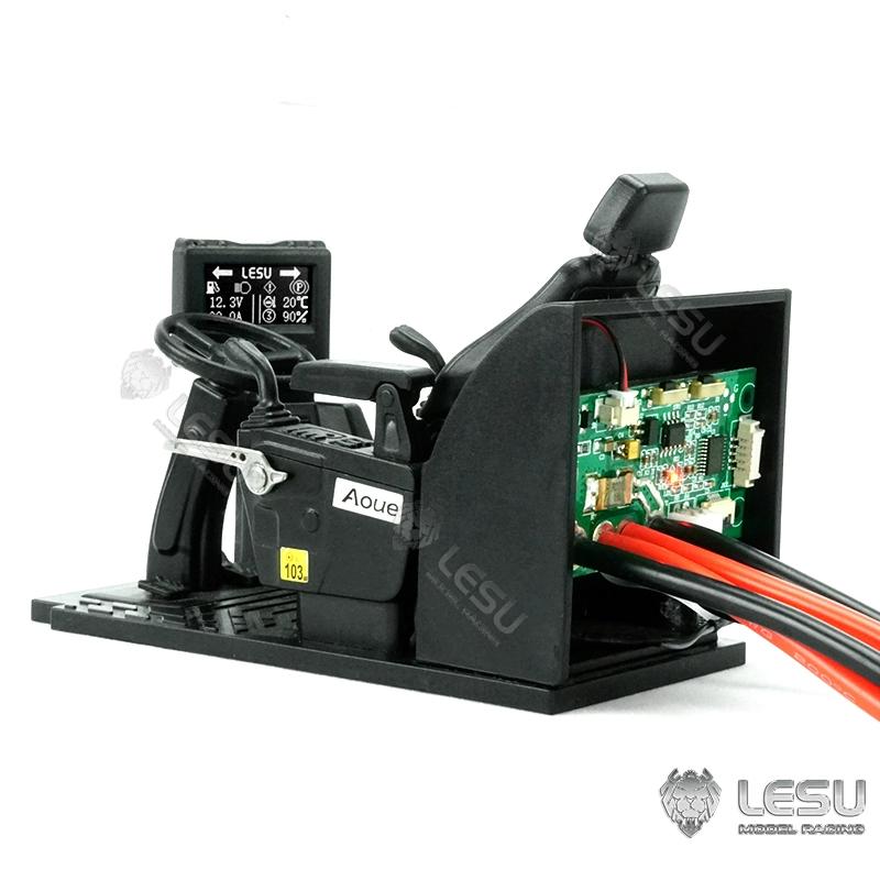 LESU 1/14 engineering model excavator driver's seat modification multi-function LCD display