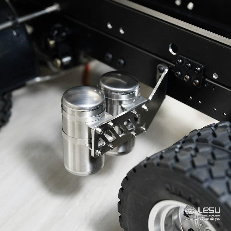 LESU G-6170 1/14 truck model simulation metal gas tank double gas tank air filter accessories Tamiya upgrade modification