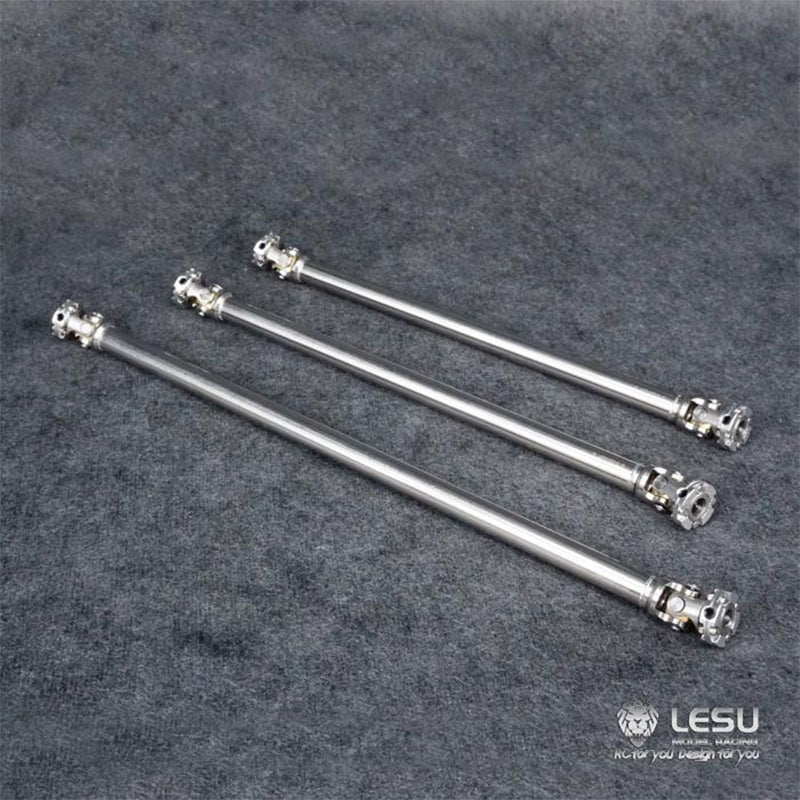 LESU 1/14 RC truck model toy CVD stainless steel welding flange drive shaft Tamiya tractor climbing car model 5MM shaft