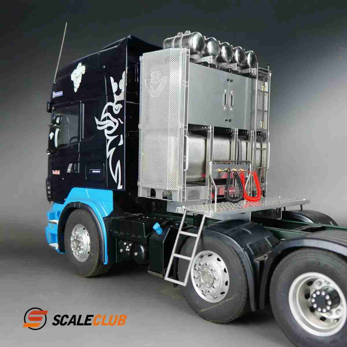 scaleclub Tamiya 1:14 heavy tractor tractor Scania equipment rack general MAN