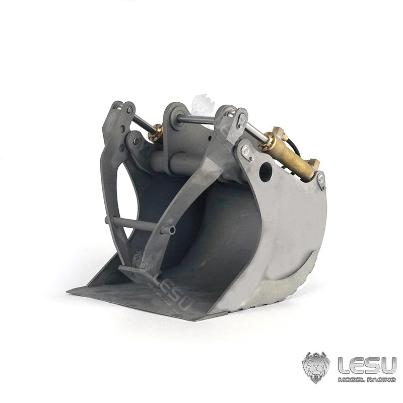 LESU 1/14 Engineering Hydraulic Excavator CAT 374F Modified Quick Change Hydraulic Grab Bucket Attachment