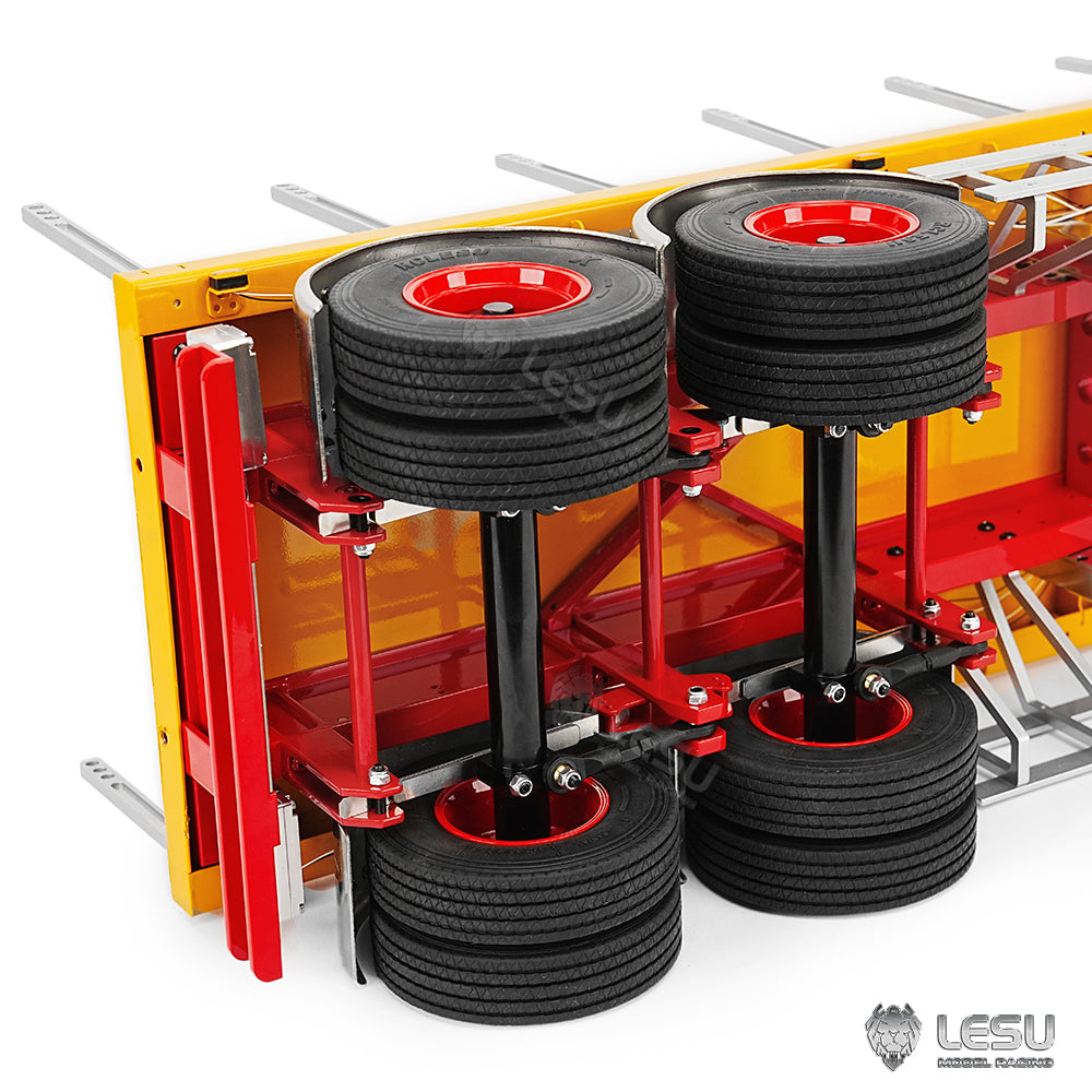 1/14 truck semi-trailer model Tamiya 20 feet 40 feet trailer trailer LESU