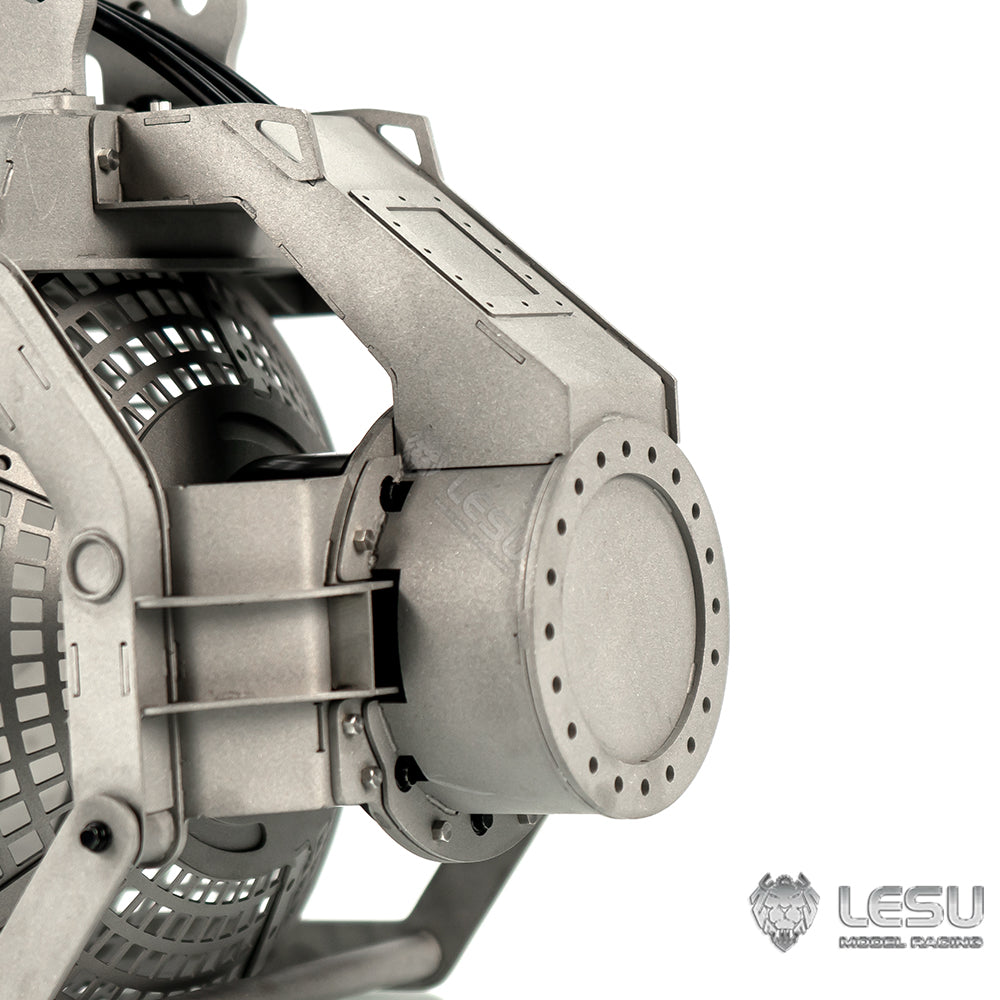 LESU 1/14 Excavator Model Quick Release Full Metal Hydraulic Motor Screen Bucket Accessory AT-C0018