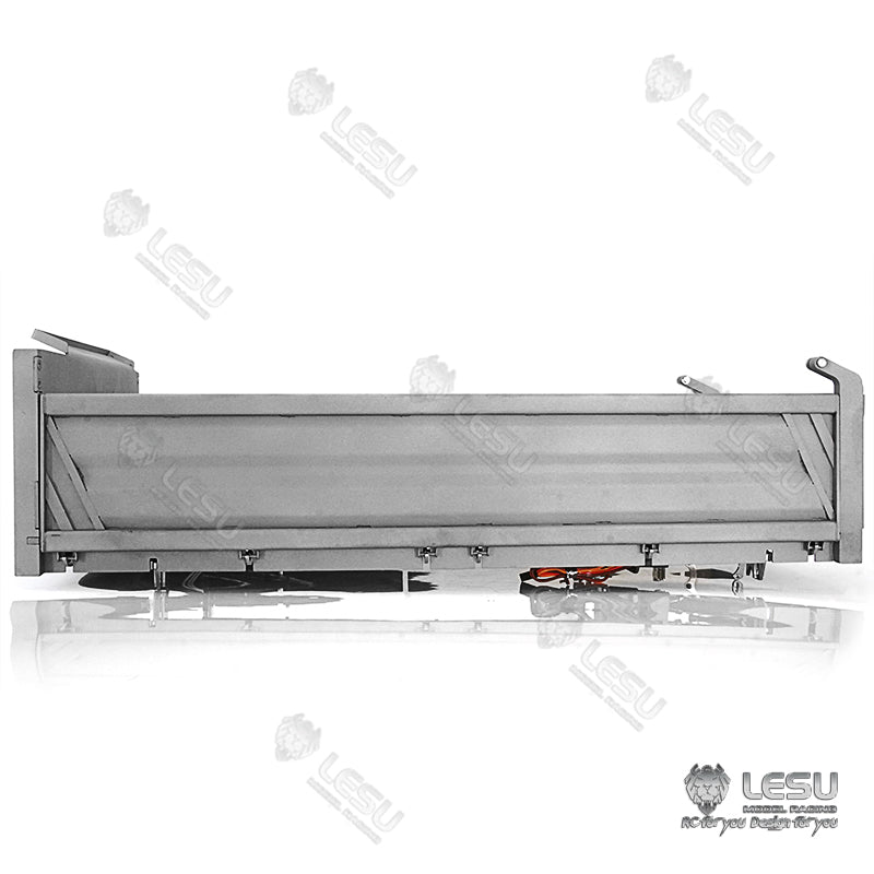 LESU1/14 Tamiya benz 3348 truck full drive 6X6 high torque hydraulic three-way dump truck dedicated dump bucket
