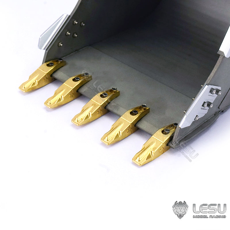 LESU 1/14 simulation hydraulic excavator PC360, 490, ET30H, ET26L, R945, SK500, LR960 excavator modified original bucket