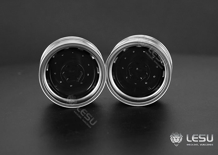 1/14 truck toy aluminum alloy CNC made front wheel hub W-2051 Tamiya tractor model accessories