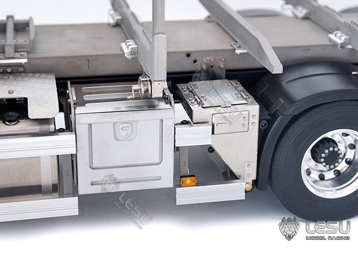 LESU 1/14 Tamiya FH16 wood car 6*6 full metal chassis simulation model