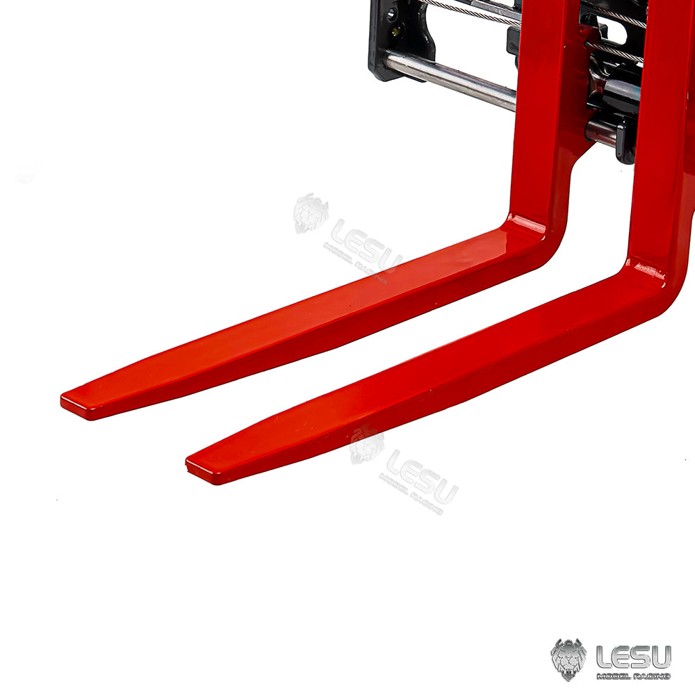 LESU 1/14 Engineering Hydraulic Metal Excavator Remote Control Model LESU Excavator Exclusive Hydraulic 270 Degree Rotating Fork AT-C0041