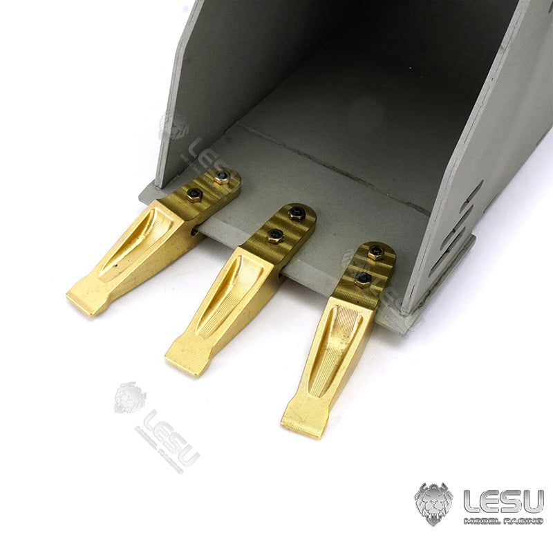 LESU 1/14 Engineering Hydraulic Excavator CAT 374F Modified Quick Release Narrow Bucket Attachment