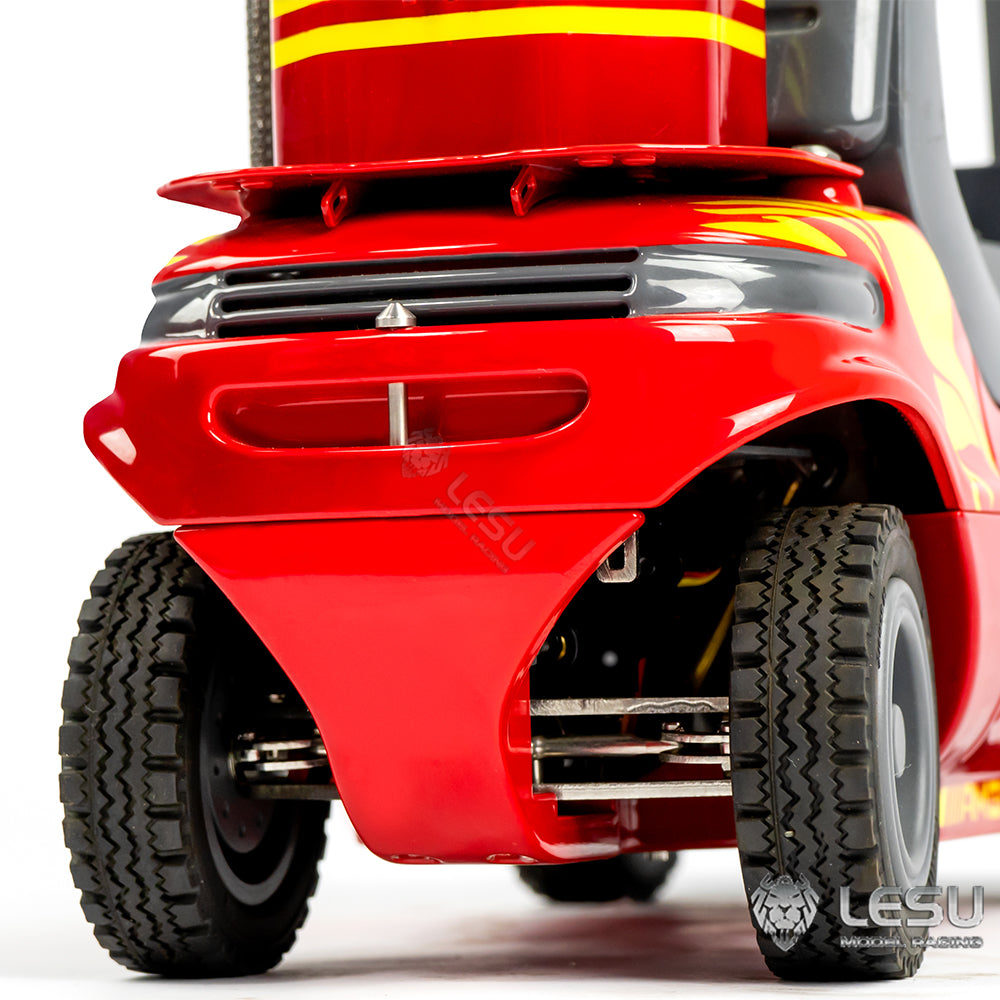 1/14 Simulation Forklift CNC Production Upgraded Independent Rear Suspension Hydraulic System LESU