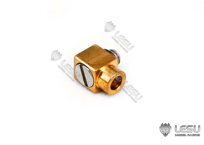 LESU engineering machinery model hydraulic components Y-1530 copper tube welding straight through bending excavator metal accessories