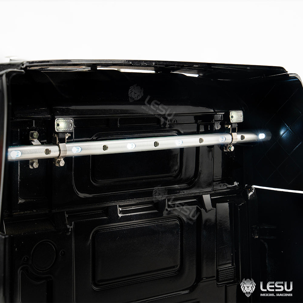 LESU 1/14 Truck LED Spotlight High Top Metal Dome Light S-1321 Tamiya Tractor R470 R620 Model Modification