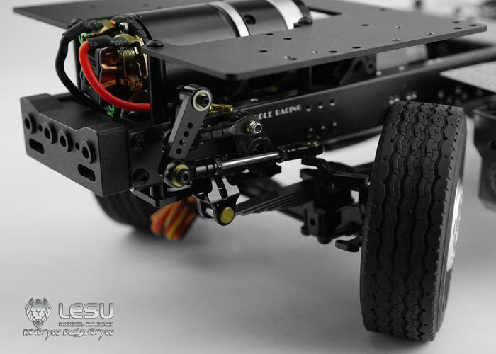 LESU 1/14 Tamiya benz1851 3363 tractor truck 6X4 metal chassis remote control model truck modification