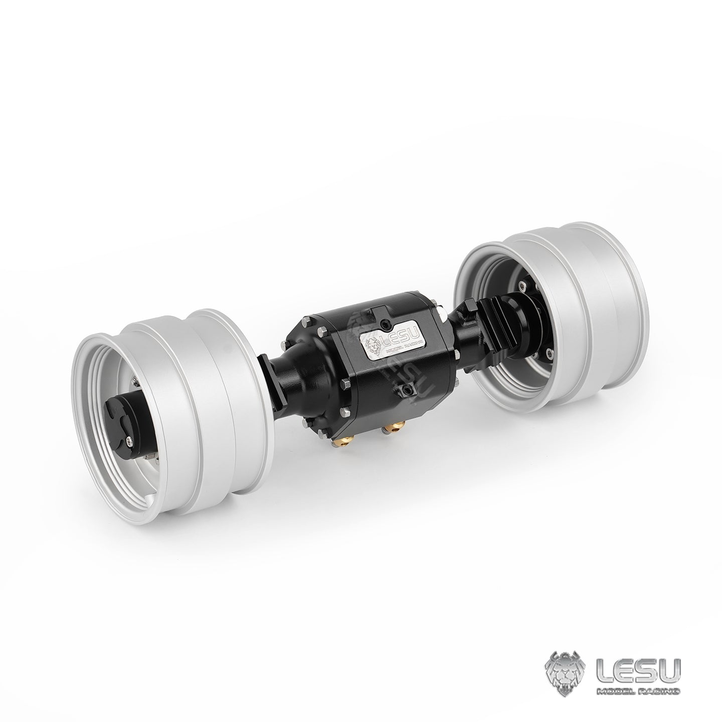 LESU 1/14 WA100M-8 loader with differential lock gear ratio 1:3 front axle and rear axle RD-2039 RC axle parts