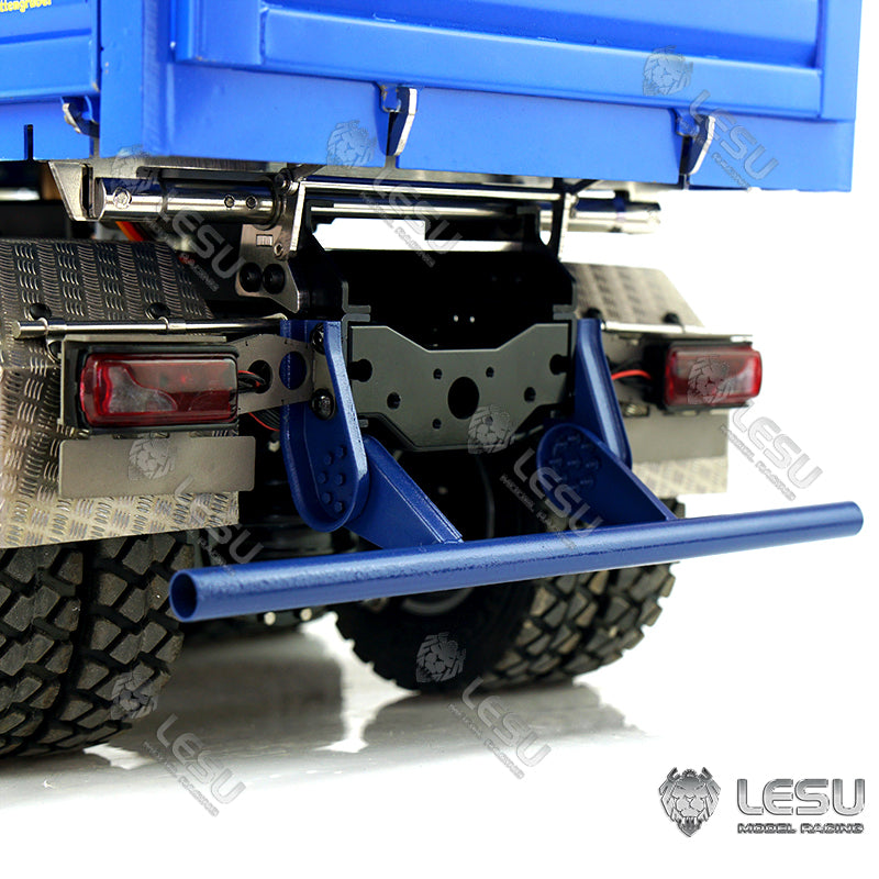 LESU 1/14 MAN TGS full drive 6X6 high torque hydraulic three-way bucket dump truck model truck