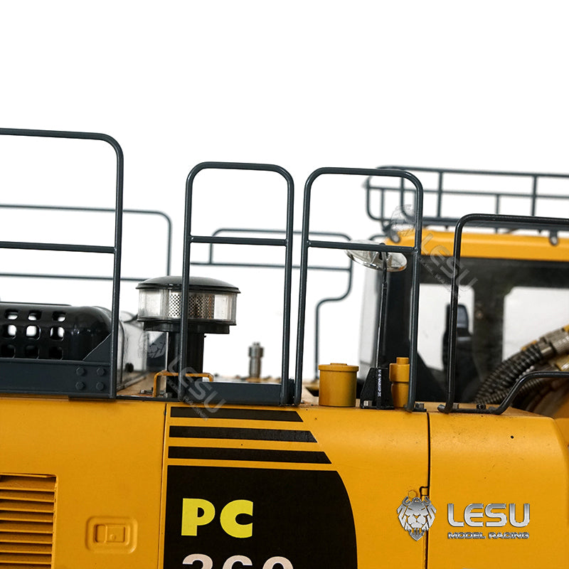 LESU 1/14 PC360 construction excavator cab body metal guardrail