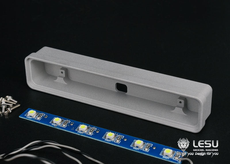 LESU 1/14 RC engineering vehicle roof light S-1257 suitable for Tamiya traction truck dump truck DIY upgrade modification parts