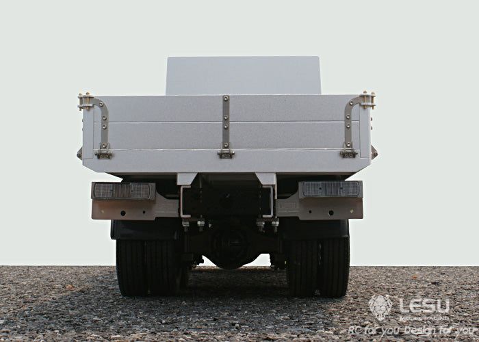LESU 1/14 Simulation Truck 6X4 Metal Flatbed Truck Transporter Modified Remote Control Model Toy