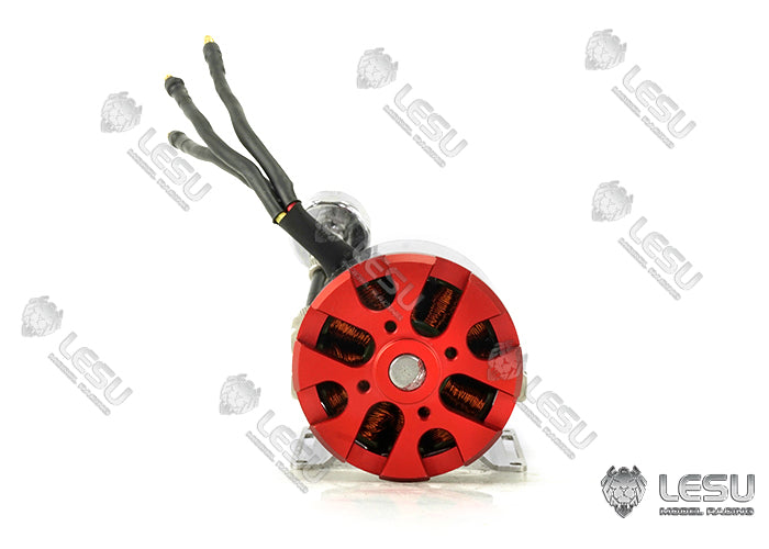 LESU 1/14 excavator hydraulic model oil pump high pressure pump Y-1528 excavator engineering vehicle gear pump with oil pressure gauge