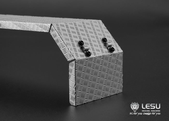1/14 Truck Three-axle Fender LS-20160901-A-6 Stainless Steel Sand Plate Heavy Towing DIY Engineering Vehicle Model