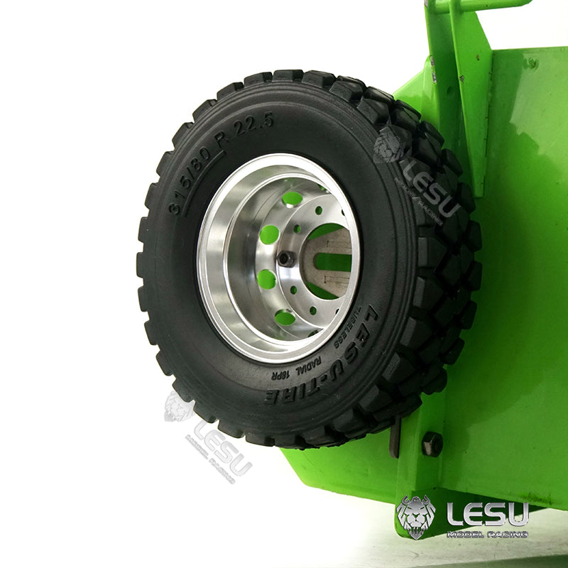 LESU 1/14 Tamiya dump truck simulation model engineering truck bucket installation spare tire rack DIY modified accessories