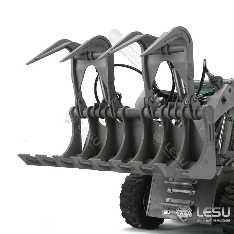 LESU 1/14 Engineering Hydraulic Model Bobcat Loader Upgraded with Hydraulic Gripper