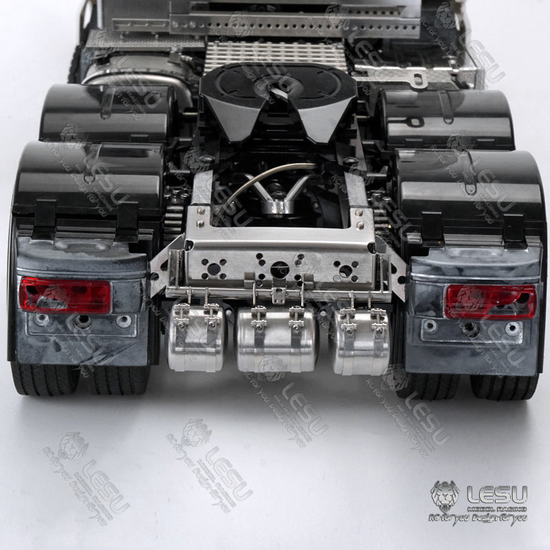 Tamiya tractor toy tail beam tail light rack three gas tank set L-1030 1/14 truck universal modified LESU