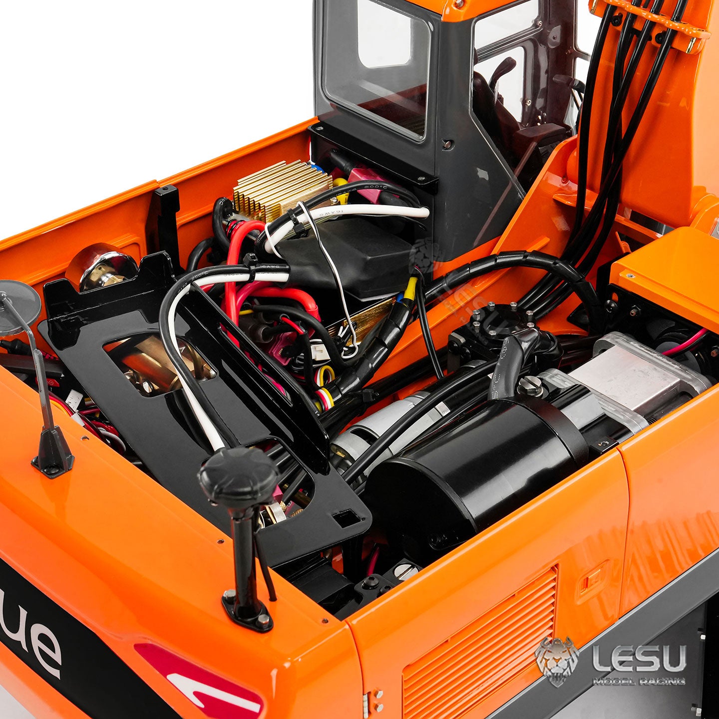 LESU 1/14 RC Model Excavator Aoue-350LC Full Metal Two-Section Boom Hydraulic 3-Way Valve BA-B0013