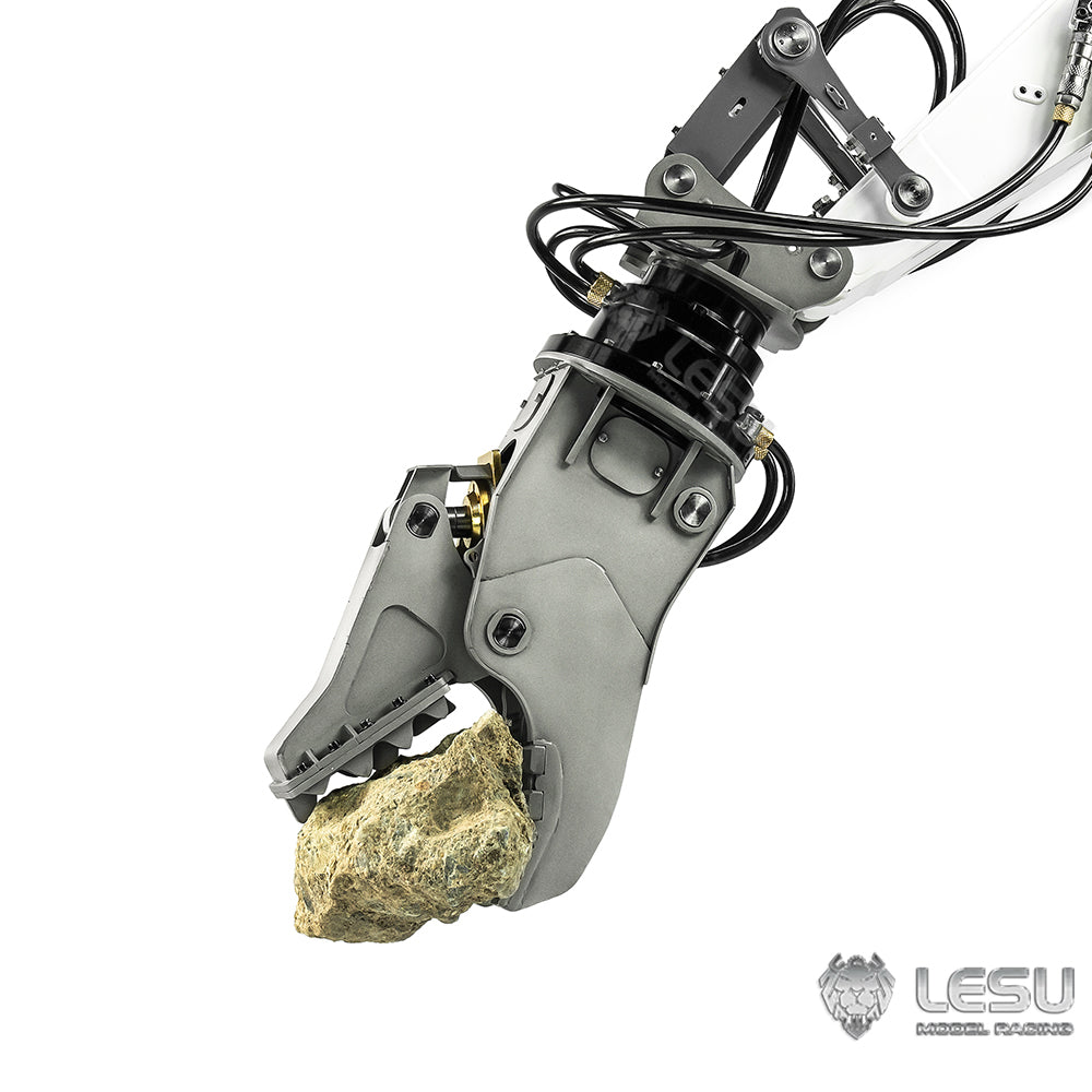 LESU 1/14 simulation hydraulic excavator PC360, wheel excavator, small short tail modified quick change Hydraulic Clamp accessories