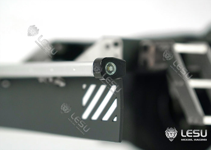 1/14 simulation truck H-1304 tail bumper with width indicator light F16 flatbed truck model LESU