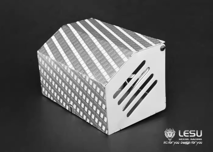 Fully unloaded roll-on/roll-off vehicle two-position reversing valve tool box Tamiya 1/14 tractor simulation decorative parts mud head DIY model