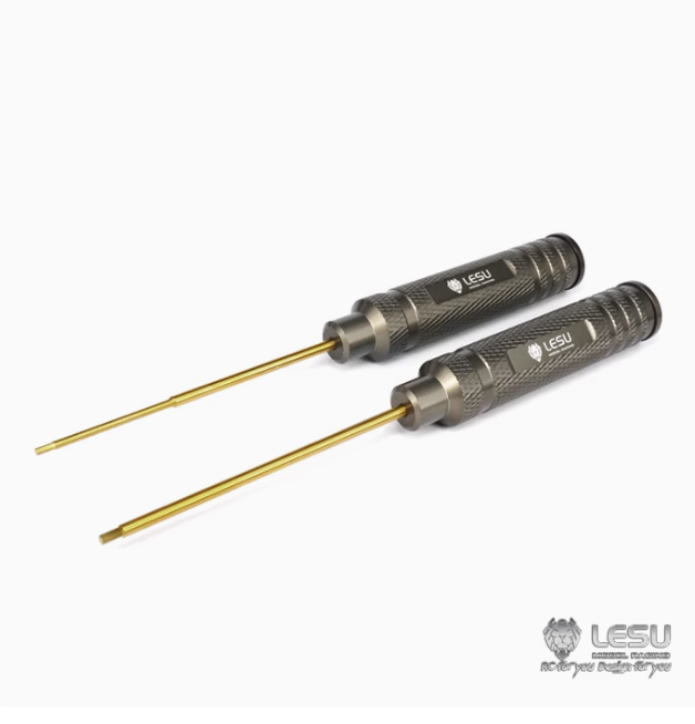 1.5mm 2.0mm 2.5mm hexagonal screwdriver handle detachable Tamiya tractor model tool LESU